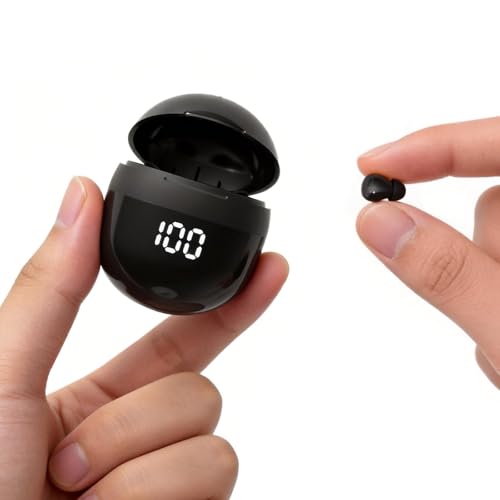 Xmenha Mini Écouteurs Taille de Poche Petit oreillette Bluetooth sans Fil Autonomie Longue durée Étanchité IPX5 Légère Intra-auriculaire Écouteurs...