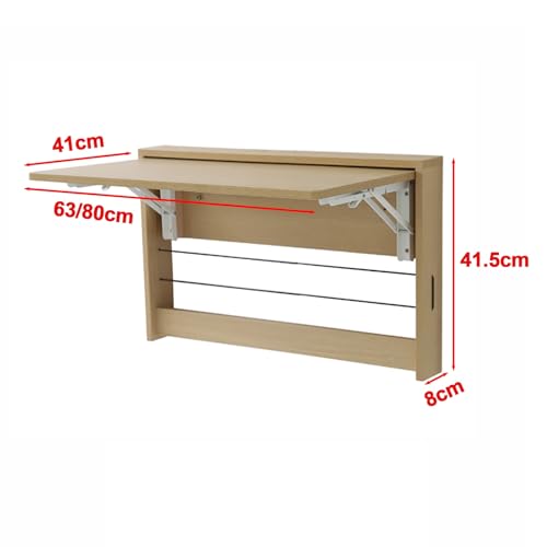 Table à manger pliable avec rangement et forte capacité de charge - 2