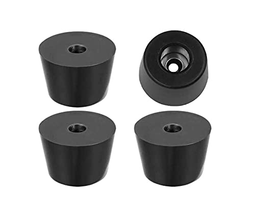 Amazon.co.jp: Rurumi ワッシャー入り ゴム足 4個 セット ビス止め