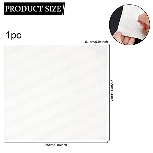 BENECREAT 2 Stück Weiße Silikonkautschukfolie, 20x20 cm Selbstklebendes, Rutschfestes Silikonkautschuk Pad für Dichtungen DIY Material Unterstützt Abdichtung Stoßstangen Abrieb Bodenbelag