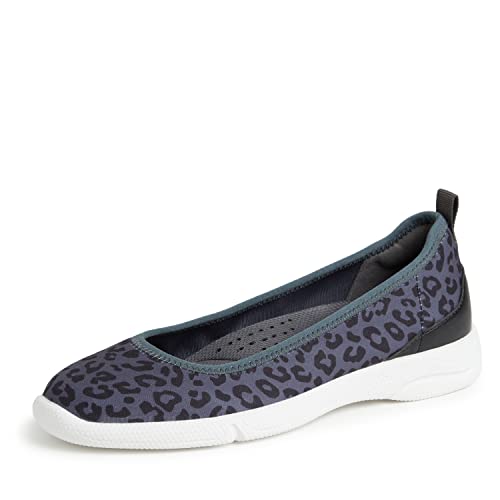 Ballerines plates légères femme Dearfoams Mia chaussures souples marche à enfiler