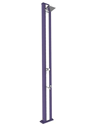 Arkema Ducha Caliente Ecológica Spring S Con Lavapiedi Morado Y Inoxidable