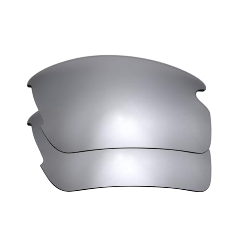 Verres polarisés Oakleys Flak 2.0 Titanium Mirror pour le cyclisme et le sport