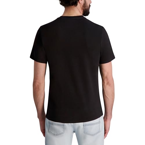 KARL LAGERFELD Men's Short Sleeve Crewneck Pixel Graphic T-Shirt4