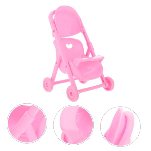 SUPVOX 4 Stück Teiliges Puppenwagen Simulierte Kinderwagen in Dekoratives Rollenspielzeug für Kleinkinder Fördert Kreativität und Fantasie Babyspielzeug für Jungen und Mädchen – Bild 6