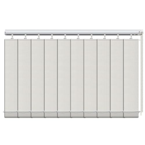 HDEYRSX Cortina Lamas Verticales Oscurecido,Estores Verticales Cortina Corredera para Puertas y Ventanas,Persianas Venecianas con Cadena,para Casa y Oficina,Personalizables (150cm x 180cm)