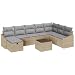 Generisch Sofa Set mit Kissen 8 pcs Poly-Rattan,Möbel,Gartenmöb...
