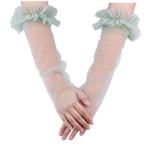 Mangas de malla transparente perfectas para deslumbrar en fiestas de boda y disfraces elegantes