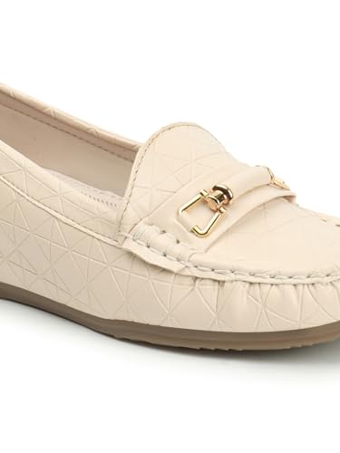Image of Carlton London Women Comfortable Slip On Flat Loafer Ballet with Heels, for Party and Wedding, Casual and Formal Occasions