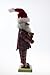 Clever Creations PJ Santa 12 Inch Traditional Wooden Nutcracker, Festive Christmas Décor for Shelves and Tables