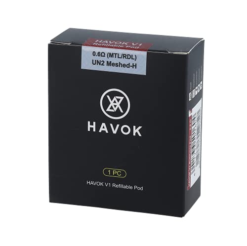 Uwell Havok V1 Pod mit 0,6 Ohm Verdampferkopf - nikotinfrei – Bild 6