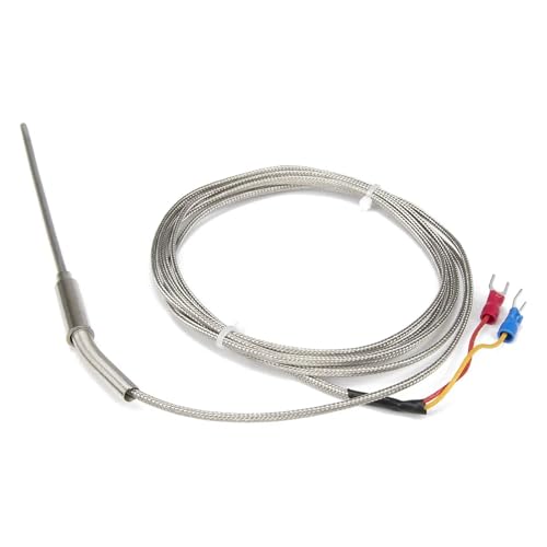 Termopar tipo J FTARP08 con sonda de 1.5mm y cable trenzado de 2m 4