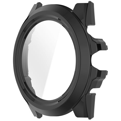 強化ガラス付きスマートウォッチ用強化保護カバーケース統合スクリーンガード耐衝撃傷つきにくい時計ケース