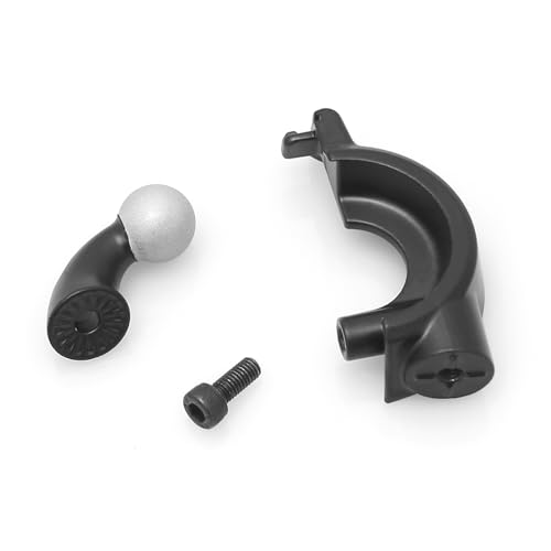 Image of Handlebar Phone Holder for Harley-Davidson Water Bottle Holder Aluminum Offset Perch Mount Accessory Mount (C Black)