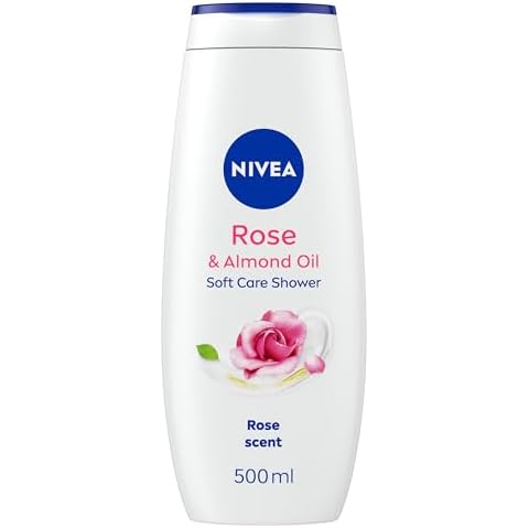 NIVEA Rose & Almond Oil Shower Cream, 500 ml Cover