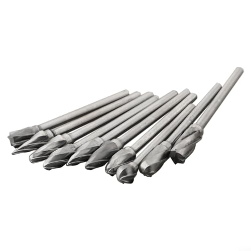 Set de 10 fresas de carburo para herramientas rotativas miniatura 5