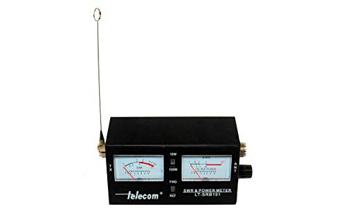 DF2461 Medidor Roe y wat�metro para CB 27 MHz Y 2 Metros VHF, con 2 Instrumentos y Escala de Potencia 10/100 Watios
