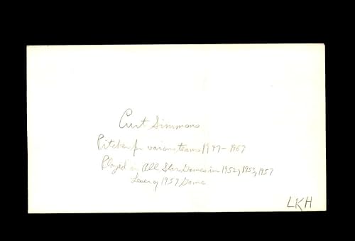 Miniatura 2 de Curt Simmons Signed 1983 FDC Babe Ruth Cache New York Yankees Autograph