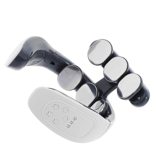 ZUNOXAZ Masajeador De Cuello Cervical Portátil De 6 Cabezales Compresas Calientes, Equipo De Masaje Eléctrico Técnica De Masaje Simulada Para Relajación y Alivio Casa y Viajes