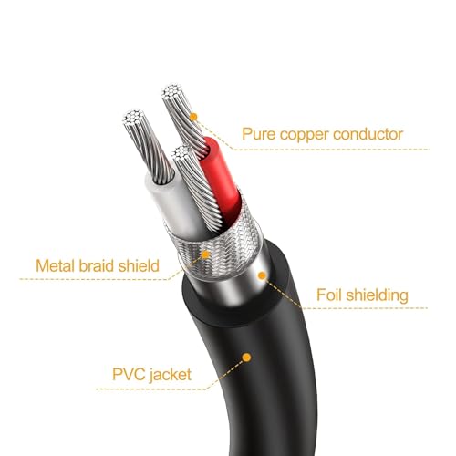Image of Balanced XLR Splitter Dual XLR Male to 1XLR Female XLR Y-Split Patch Cable