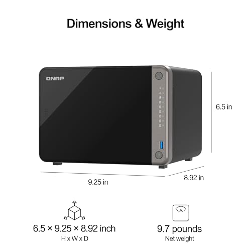 Image of QNAP TS-AI642-8G-US 6 Bay AI NAS with a Power-efficient ARM Processor and NPU for AI-Powered Video and Image Recognition Applications (Diskless)