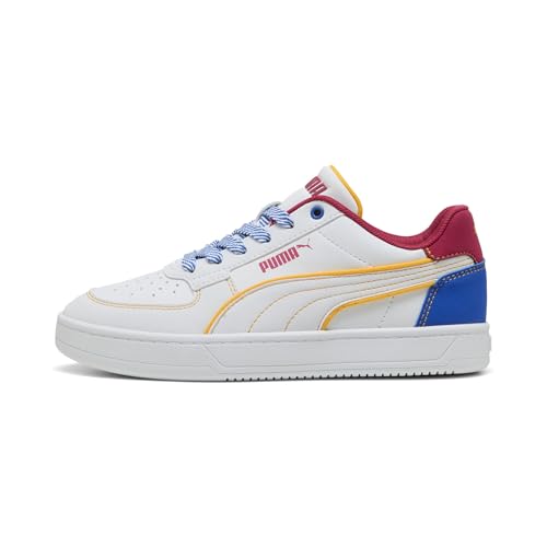 PUMA PUMA CAVEN 2.0 STARBLITZ JR, Unisex Sneaker, PUMA White-Vivid Blue-Port,