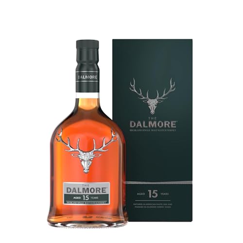 Dalmore 15 Jahre Single Malt Scotch Whisky mit Geschenkverpackung, Vanille, 700 ml (1er Pack)