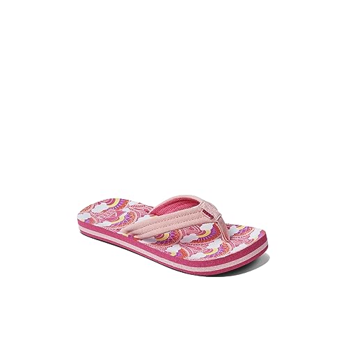 Image of REEF Girls Kids Ahi Beach Flip Flop, Soft Cushion Footbed, Water Friendly