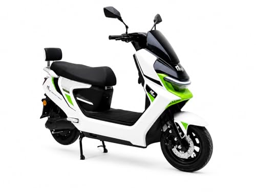 Image of EOX DRIFTER Electric Scooter for Adults | 48V Removable Lithium Battery | 50-70 km Long-Range Ride | Lightweight Non-RTO E-Scooter | 180 Kgs Weight Capacity (POLAR WHITE)