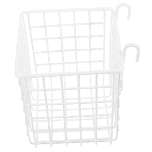 OFFSCH Hanging Wire Basket Storage Rack Sturdy Iron Kitchen Organizer for Over Door Bathroom and Bedroom Resistant Basket for Space Saving Organization Multi Functional Storage