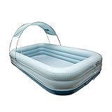 YILIKISS Large Automatic Inflatable Swimming Pool for Family, Full-Sized Inflatable Kiddie...