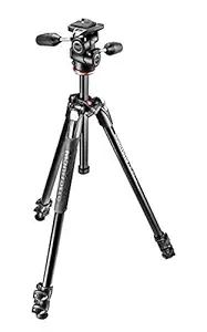 Manfrotto MK290XTA3-3W 290 Xtra 3-Way Head Kit - International Version (No US Warranty) (Black)