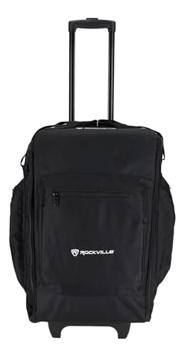 Image of Rockville Rolling Travel Bag+Wheels & Handle 4 Large Lights (RLB50)