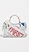 Balenciaga Women's Pre-Loved White Agneau Graffiti Classic Shoulder Bag, White, One Size