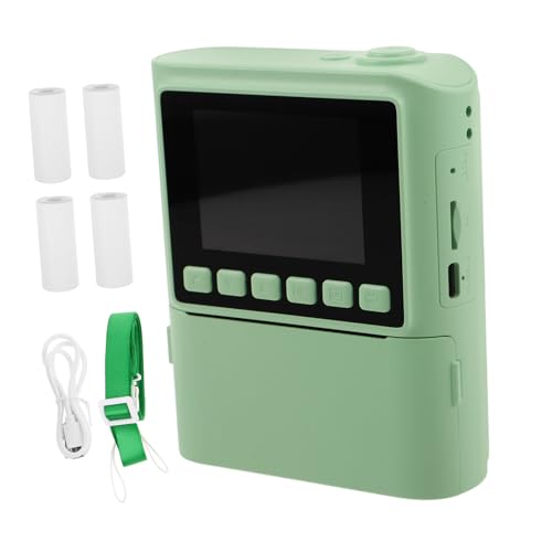 SEWACC Cámara para Impresión Instantánea Portátil y Térmica Cámara Digital Colorida para Capturar y Imprimir Fotos al Instante Papel de Color para Viajes y Fiestas