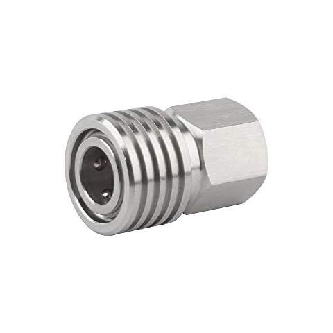 Gurlleu 1/8 inch NPT to 8MM Quick-Disconnect Adapter Stainless Steel Female Convertor Air Tool Fittings Cover