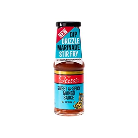 Geeta’s Vegan Sweet & Spicy Mango Sauce, Medium, 230g Cover