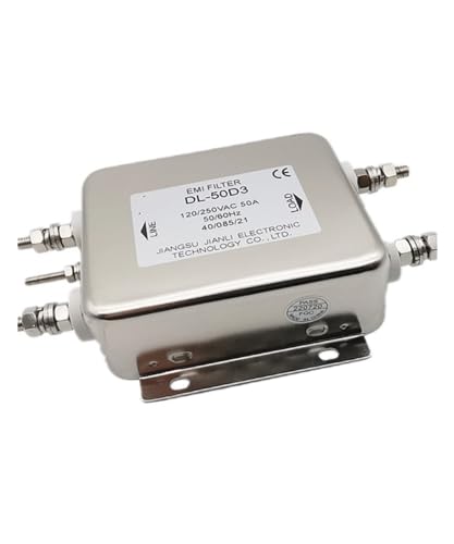 Filtre monophasé 220V DL-50D3 contre les interférences électriques 250V 50A