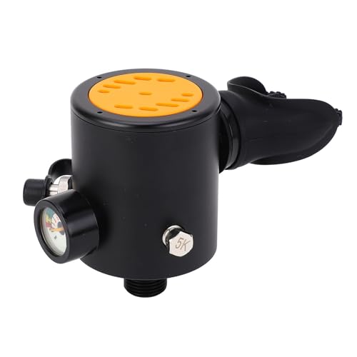 SPYMINNPOO Breathing Valve for Oxygen Cylinder, Stable Breathing, Lightweight and, Made of Aluminum and Silicone, Easy Installation for Gear, SPYMINNPOOyqu8giobf3