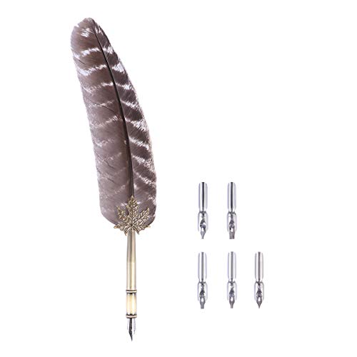 Pluma de inmersión retro elegante para firmas de bodas, celebraciones y eventos especiales