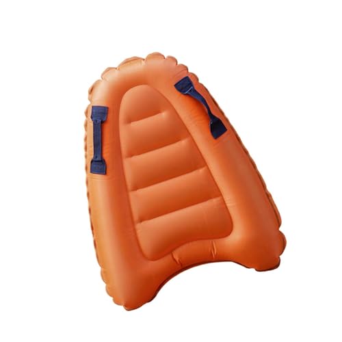 Zxpjkyu Inflatable Surfboard Surf Kickboard Inflatable Pool Raft for Water Entertainment, Orange