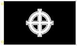 Trade Winds 3X5 BLACK CELTIC CROSS ANCIENT FLAG BANNER 100D