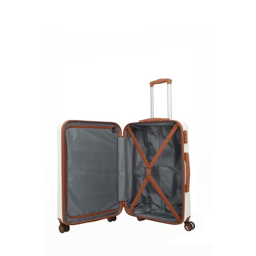 Miniatura 6 de Travelite Maleta De 4 Ruedas Set 3 Piezas Tamaños L M S, Equipaje Serie Bali: Abs Rígidos Carros, Coñac, Trolley Set L M S , Carro Rígido L M S