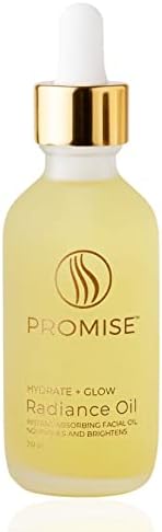 Promise Prenatal Radiance Skin Brightening Facial Oil Hydrate + Glow, Vitamin C + Rose Oil