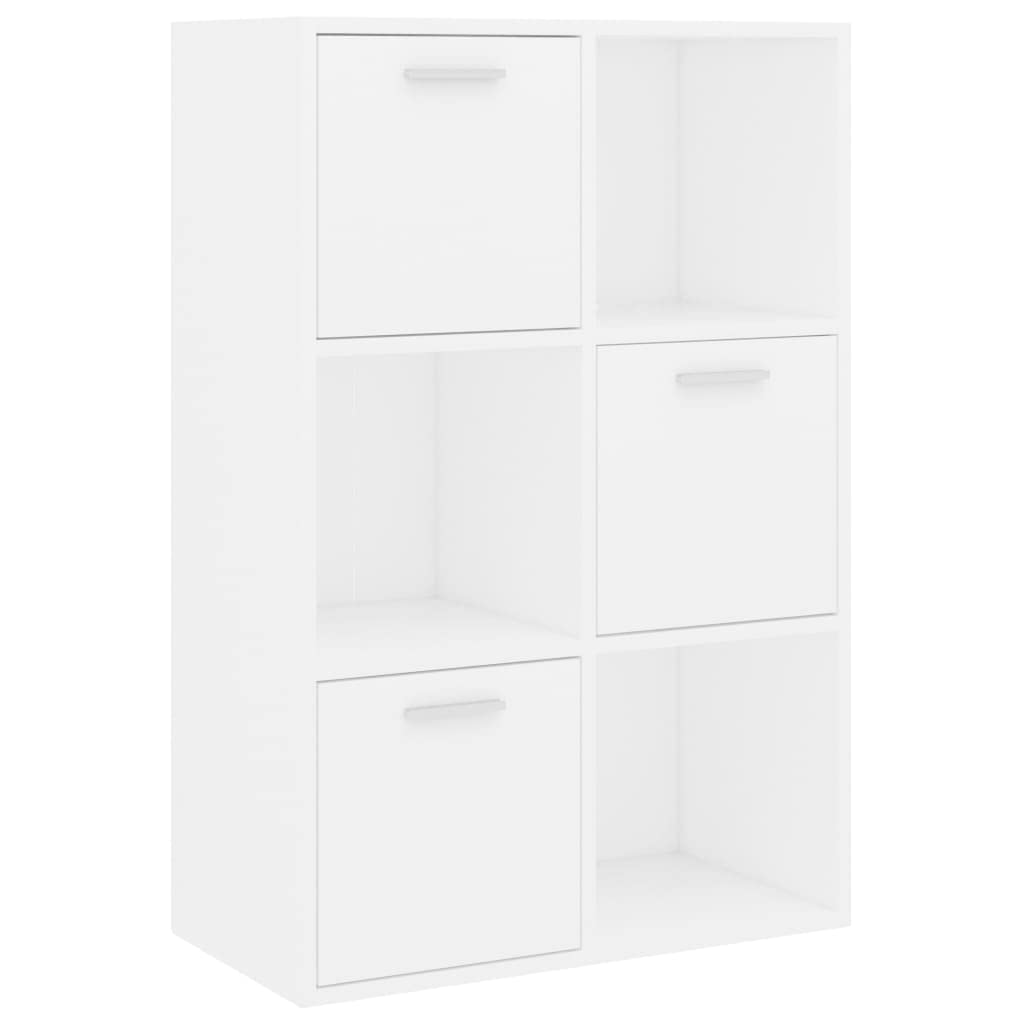 Szafka biała 60 x 29,5 x 90 cm drewno wielowarstwowe
