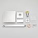 Heable Shower Faucet Set Chrome, Single Function Shower Trim Kit with Rough-in Valve Bathroom Luxury Rain Shower Set Rainfall Shower System with Square Stainless Steel Metal Showerhead