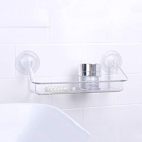 Étagère de douche transparente pour éliminer le désordre sans percer