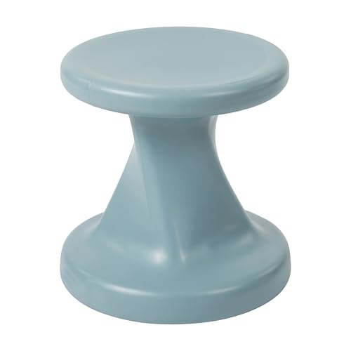 Image of ECR4Kids Twist Active Wobble Stool, 14in Seat Height, Classroom Furniture, Powder Blue