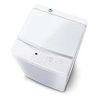 アイリスオーヤマ 全自動洗濯機 6kg 全自動 IAW-T605WL-W ホワイト 幅55.5cm 一人暮らし ガラストップ