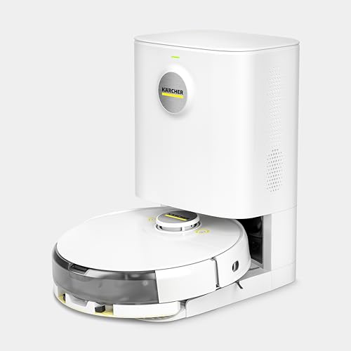 Kärcher Saugroboter RCV 5 mit Wischfunktion, App-Steuerung, LiDAR-Laser-Navigation, Dual-Laser und KI, Kartierung, Raumerkennung, 5000 Pa, 120 min Laufzeit inklusive Kärcher Absaugstation RCV 5 Kärcher Saugroboter RCV 5 mit Wischfunktion, App-Steuerung, LiDAR-Laser-Navigation, Dual-Laser und KI, Kartierung, Raumerkennung, 5000 Pa, 120 min Laufzeit inklusive Kärcher Absaugstation RCV 5